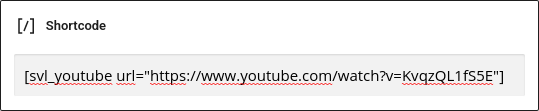 example video lightbox shortcode