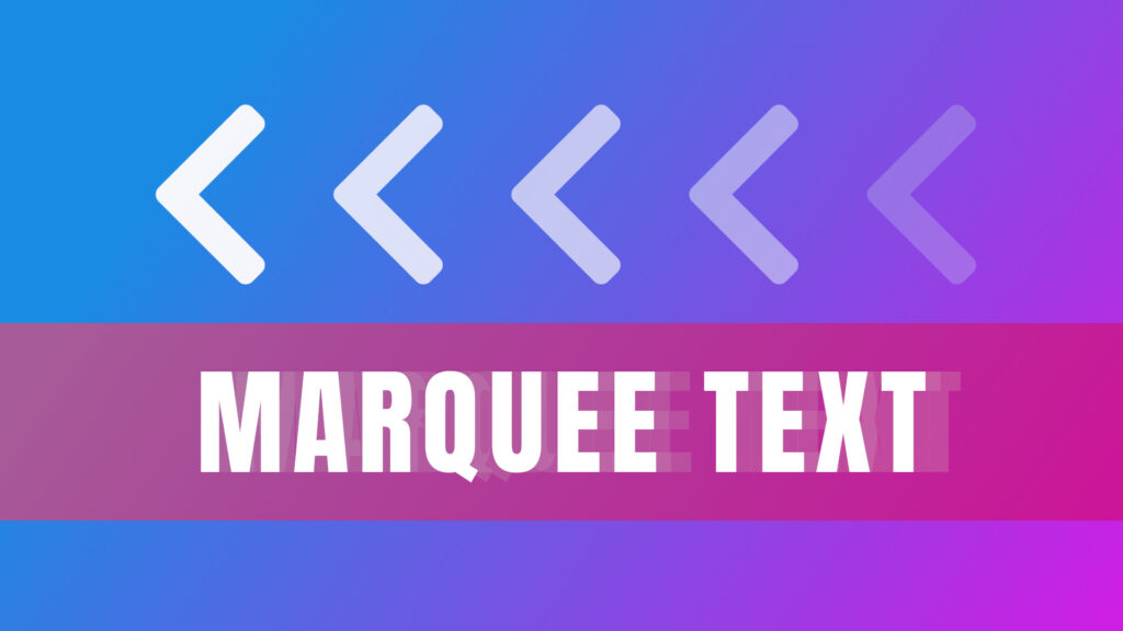 Scrolling text marquee WordPress tutorial
