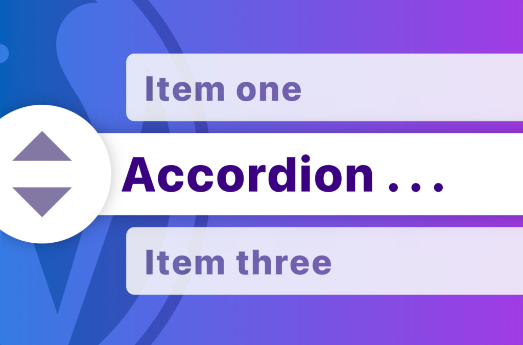 WordPress accordion tutorial